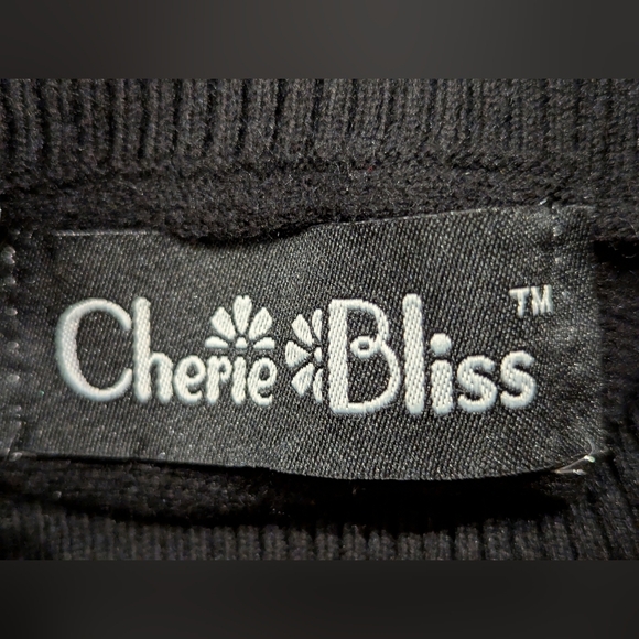 Elegant Black Fringe Poncho Turtle Neck sweater With Sleeves  One Size - Picture 11 of 11